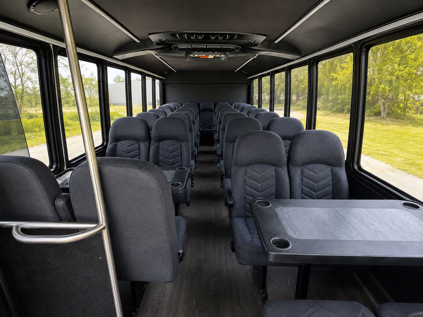 new york city sporting event transportation onboard seating